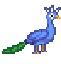 Folded-tail Peacock